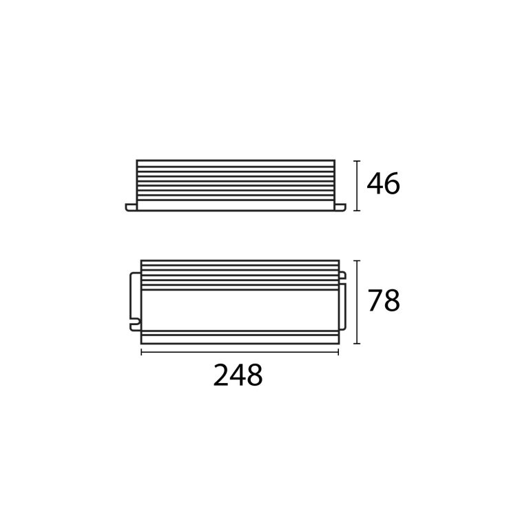 Esquema con medidas de Driver 150 W TRIAC