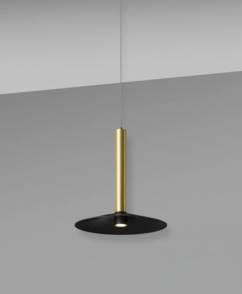 Kaleidos colgante tubular tipo disco
